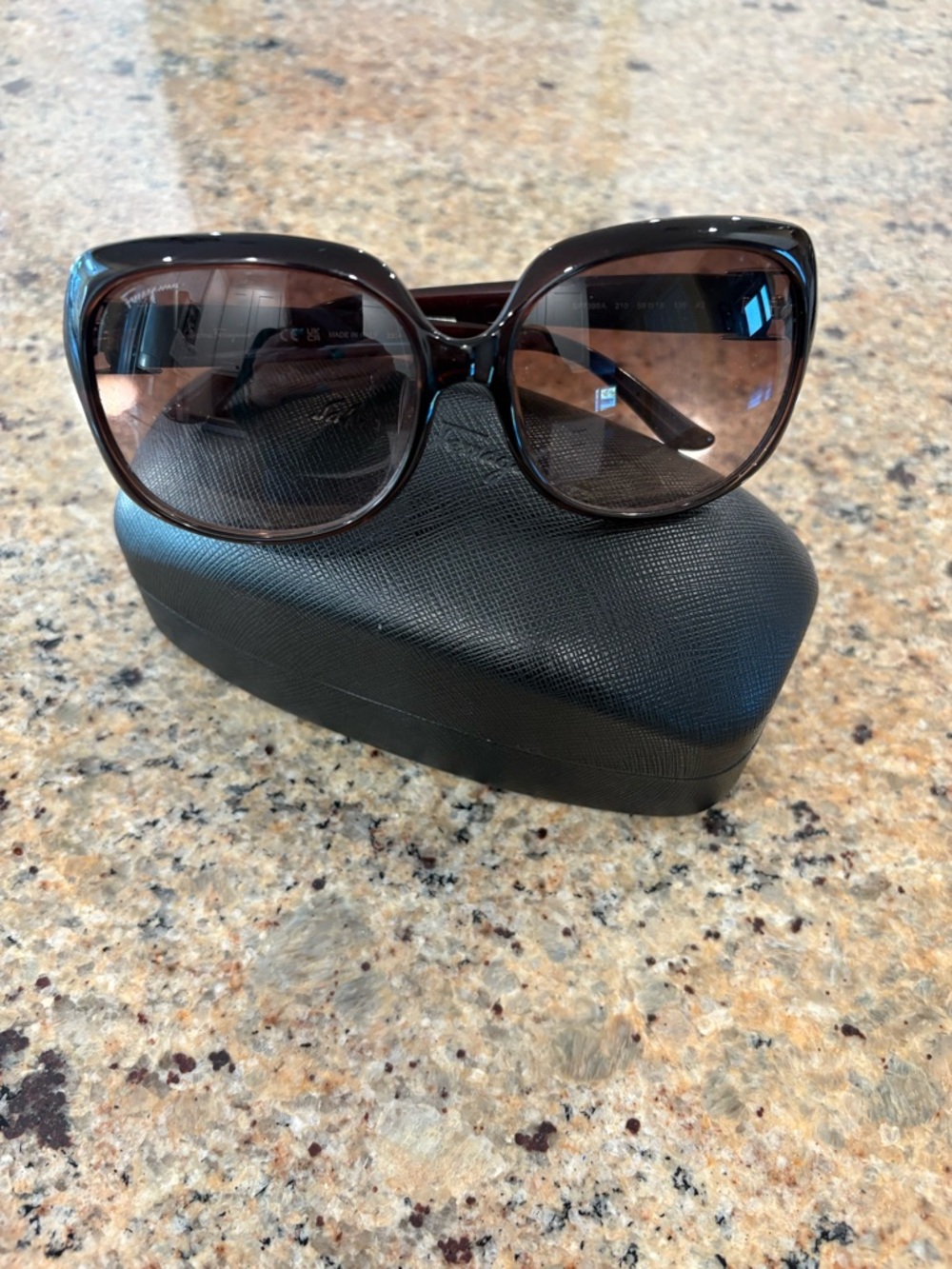 Women’s Salvatore Ferragamo 59mm Square Sunglasses in Brown